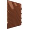 Ekena Millwork 19 5/8in. W x 19 5/8in. H Modern Wave EnduraWall Decorative 3D Wall Panel Covers 2.67 Sq. Ft. WP20X20MWBCO - alternate 3